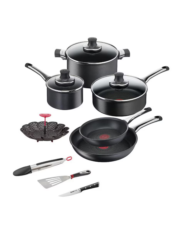 Batería de Cocina T-Fal Hard Titanium Pro - 12 Piezas