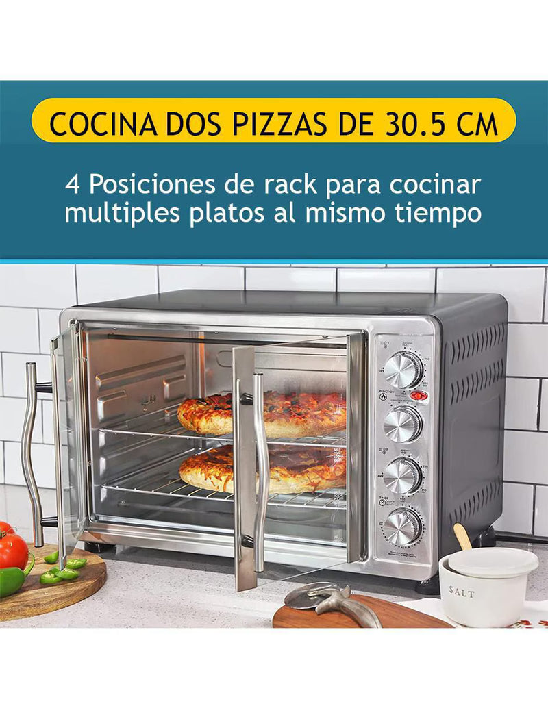 Horno de Convección Elite Gourmet – Modelo ETO-4510M (45 L)