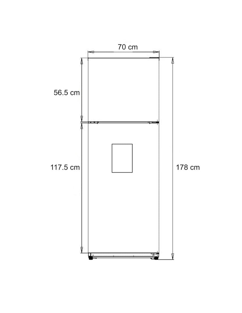 Refrigerador Top Mount Teka 15 Pies Cúbicos - Tecnología Inverter y No Frost RTF34700SSMX